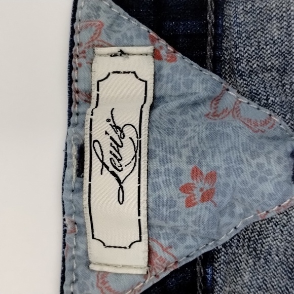 Women's Levi's Size 8 denim cropped jeans medium wash stretch - Picture 6 of 11